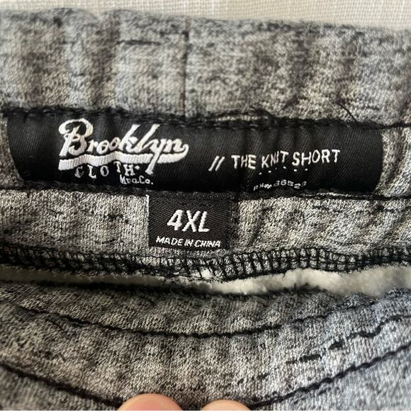 Men's Brooklyn Shorts, Size 4X Gray Knit Shorts Great Quality - Picture 3 of 8